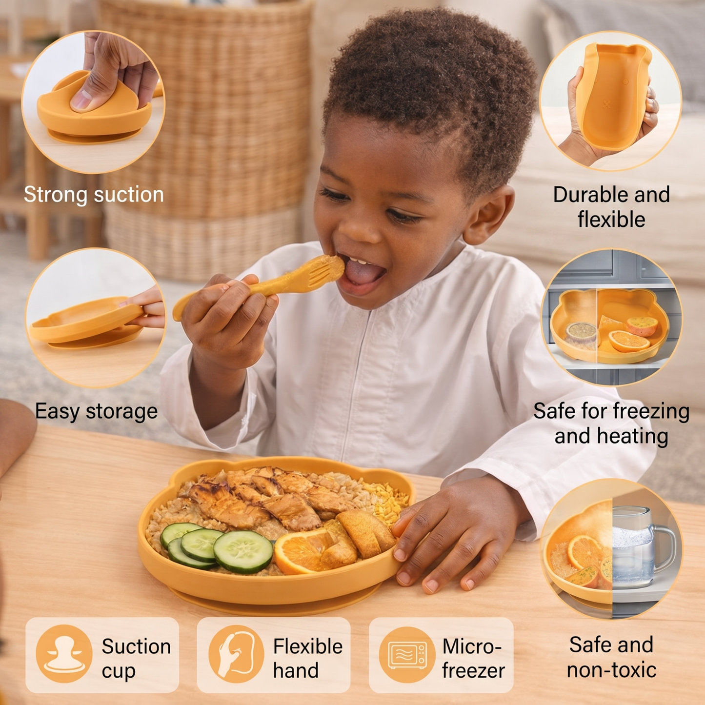 Children's Silicone Plate