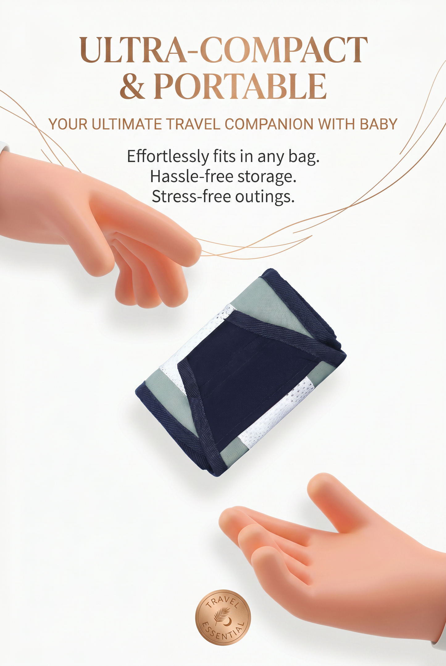 Baby Carrier (Breathable & Minimalist Style)