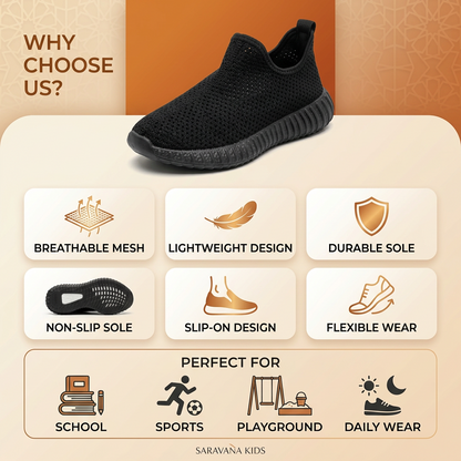 Mesh breathable children's shoes