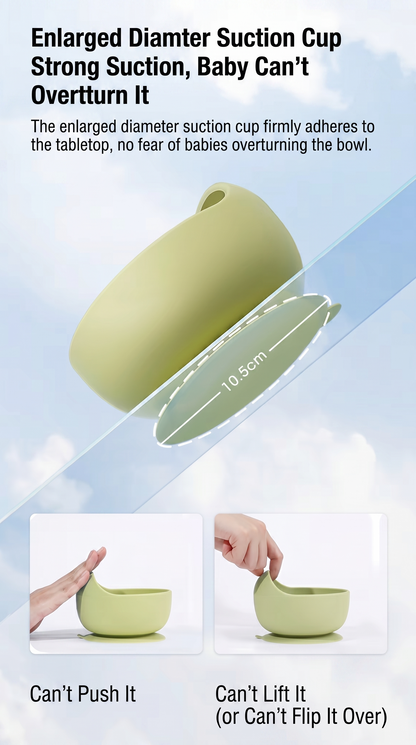 Spill-Proof Silicone Bowl for Children