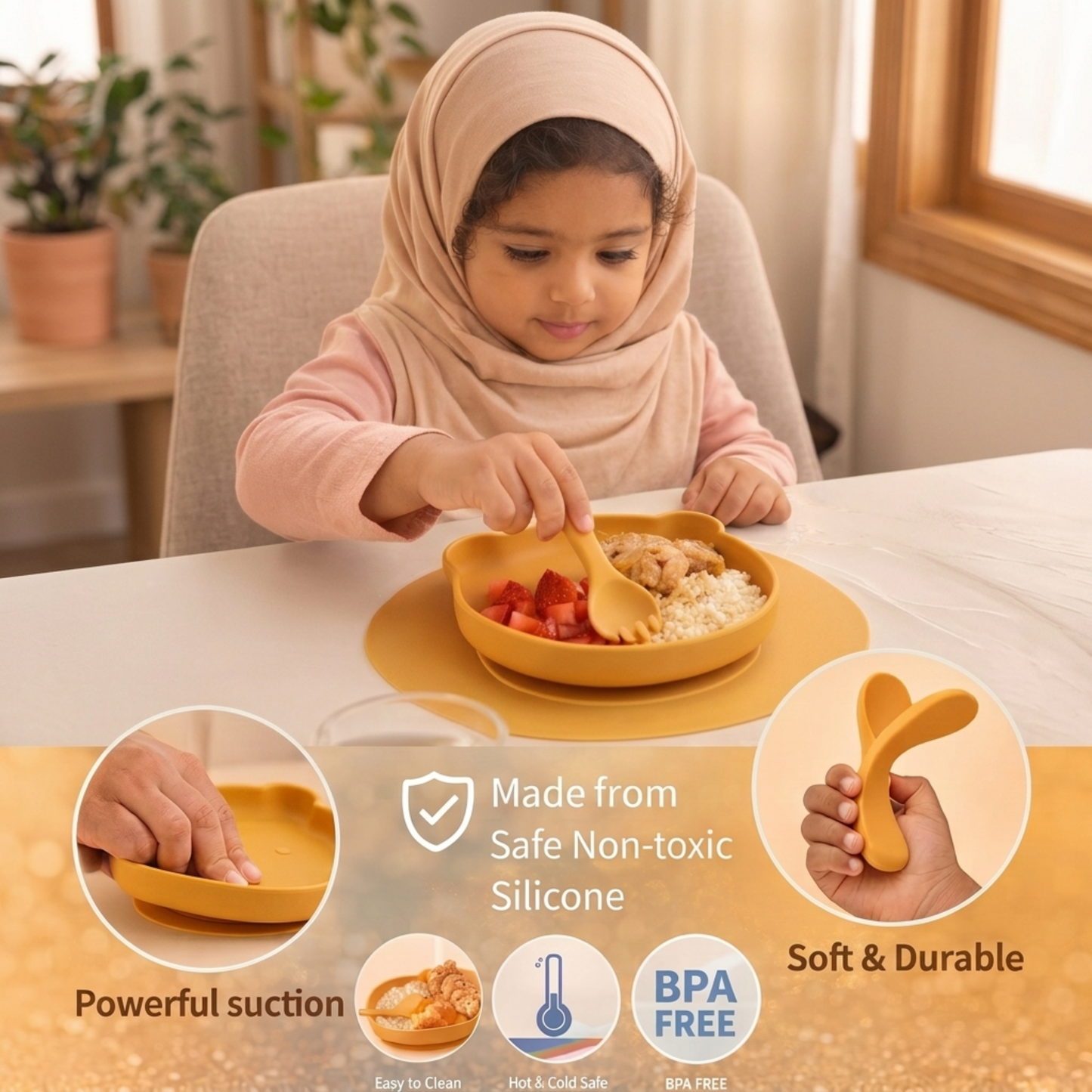 Children's Silicone Plate