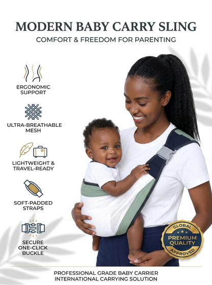 Baby Carrier (Breathable & Minimalist Style)