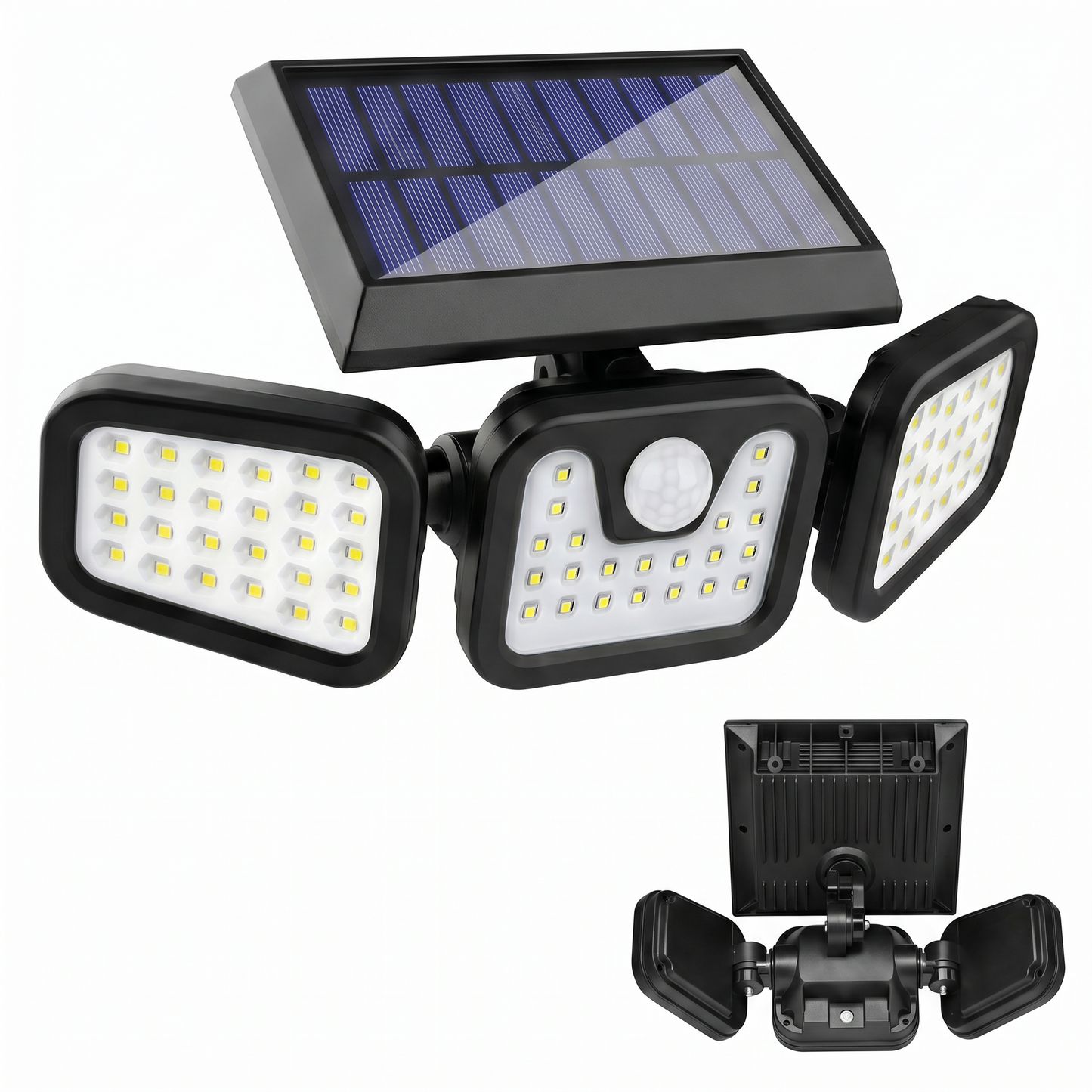 Three-head Solar Light