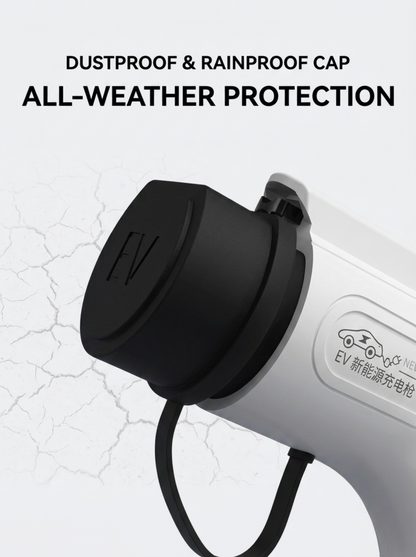 Portable electric vehicle charging device