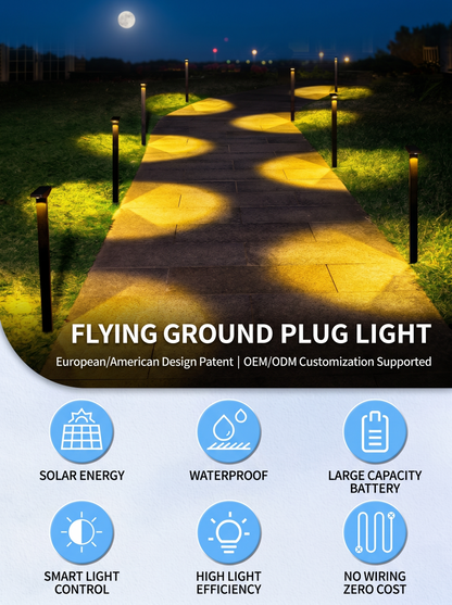 Solar-powered decorative garden lights