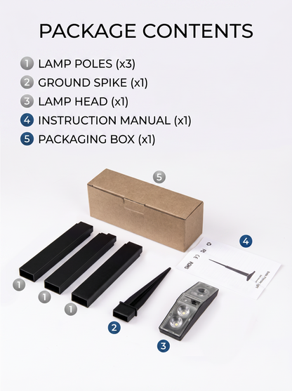 Solar-powered decorative garden lights