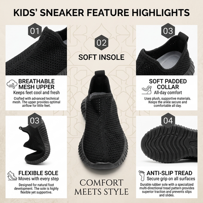 Mesh breathable children's shoes