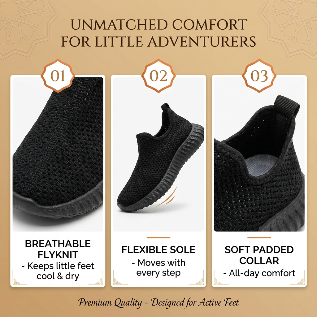 Mesh breathable children's shoes